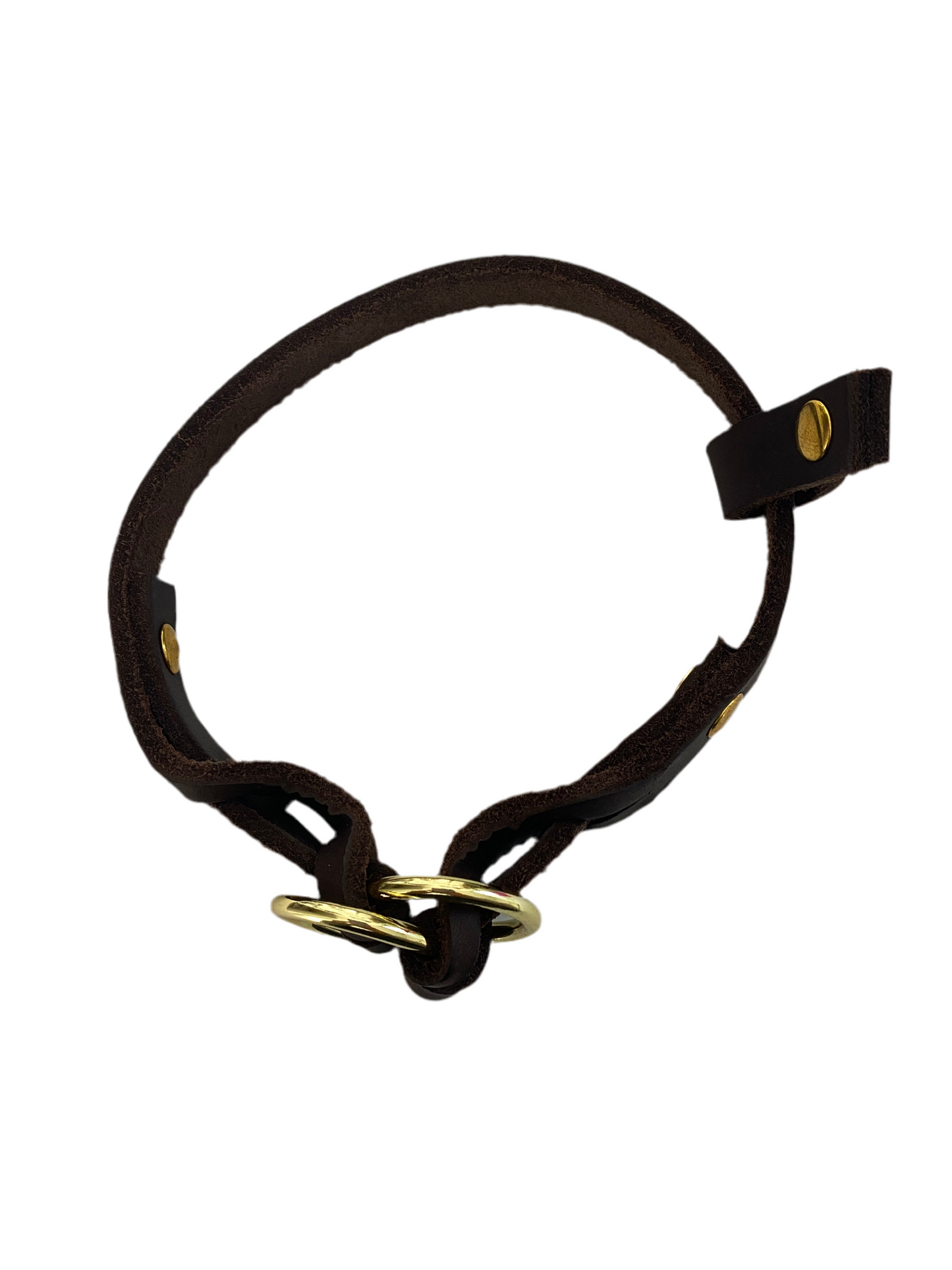 Hafenknoten Wachstumsgurt – Verstellbares Lederhalsband für Welpen und kleine Hunde